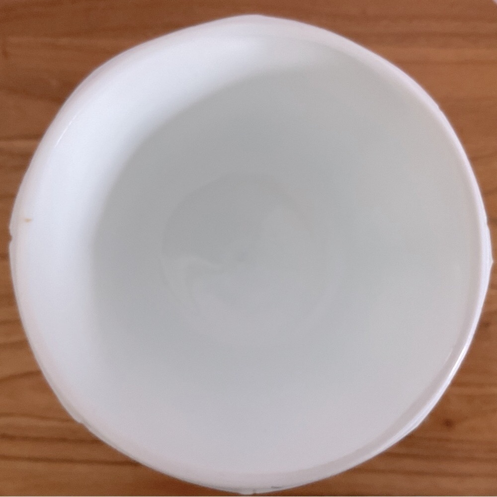Vintage White Milk Glass Grape Pedestal Planter Bowl - Picture 5 of 6